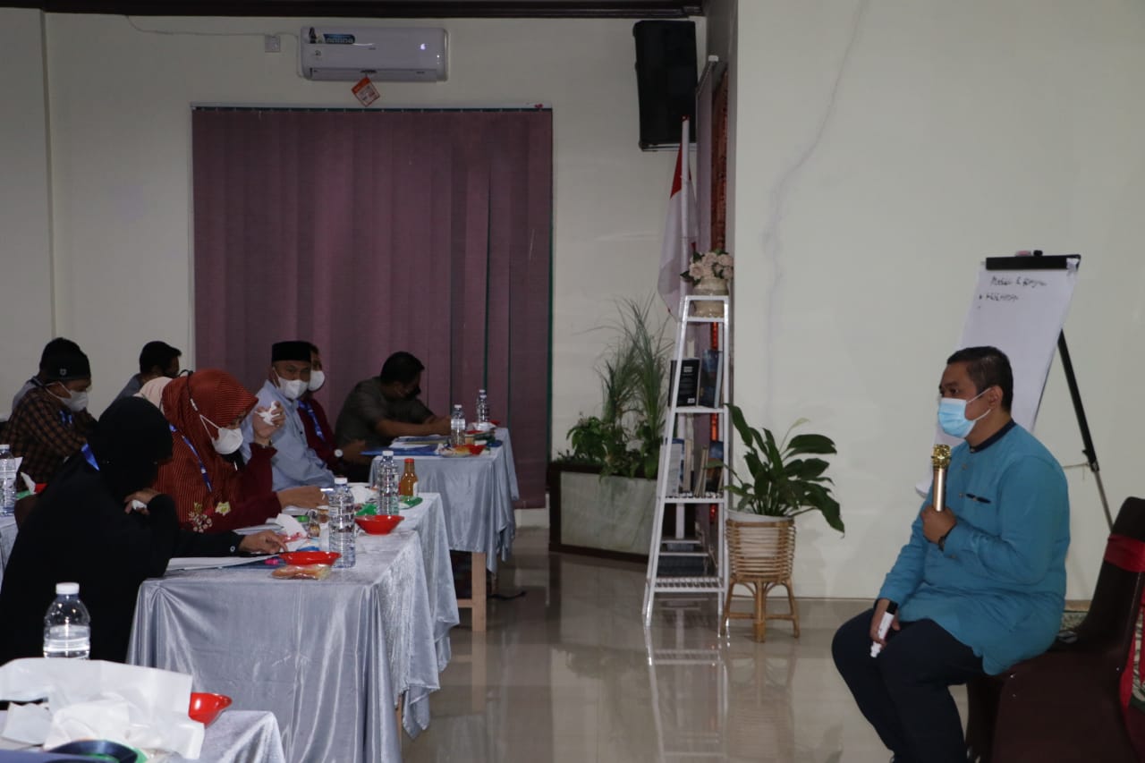 Kegiatan Pola pertolongan Allah di hotel di Hotel I La Galigo, Puncak Indah Malili, Minggu (27/06/2021)