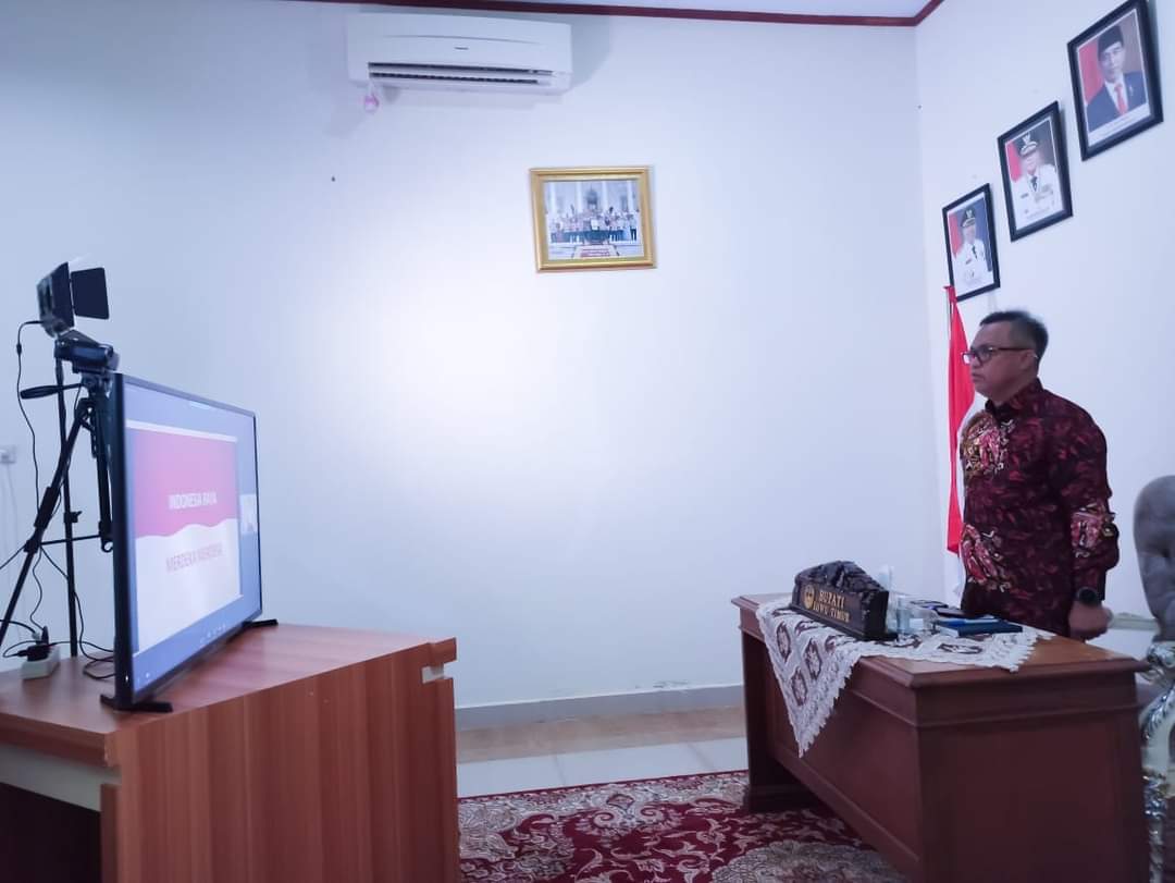 Bupati Budiman ikuti Pembekalan Kepemimpinan Kemendagri secara virtual