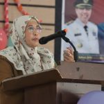 Bunda Forum Anak Kabupaten Luwu Timur (Lutim), Hj. Sufriaty menghadiri sekaligus membuka Kongres Anak dalam rangka Pemilihan Duta Anak Kabupaten Lutim Tahun 2022, yang diselenggarakan oleh Dinas Sosial, Pemberdayaan Perempuan dan Perlindungan Anak (Dinsos P3A), di Aula Disdikbud, Selasa (15/03/2022).