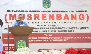 Pemerintah Kabupaten Luwu Timur menggelar Musyawarah Rencana Pembangunan (Musrenbang) dalam rangka Penyusunan Rencana Kerja Pemerintah Daerah (RKPD) Kabupaten luwu Timur tahun 2023, bertempat di Gedung Wanita Simpurusiang, Kamis (17/03/2022).
