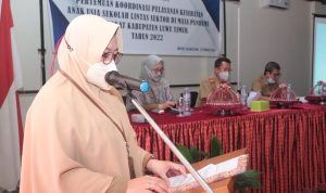 Pemerintatah Kabupaten Luwu Timur melalui Dinas Kesehatan menggelar Pertemuan Koordinasi Pelayanan Kesehatan Anak Usia Sekolah Lintas Sektor di Masa Pandemi tingkat Kabupaten Luwu Timur, di Hotel I Lagaligo, Kecamatan Malili, Selasa (22/03/2022).