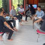 Rapat koordinasi pengurus daerah PORDI Lutim dan pengurus kecamatan dalam rangka membahas Kegiatan liga PORDI 1 yang nantinya diadakan dimulai dari tingkat desa hingga kabupaten, Rakor bertempat di Desa Atue, Malili, Kamis (24/3/22).