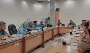 Komisi III DPRD Luwu Timur Gelar Rapat Dengar Pendapat Bersama Perumdam Waemami dan sejumlah instansi terkait yang menaungi di bidangnya, Selasa (22/3/22).