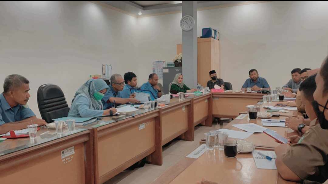Komisi III DPRD Luwu Timur Gelar Rapat Dengar Pendapat Bersama Perumdam Waemami dan sejumlah instansi terkait yang menaungi di bidangnya, Selasa (22/3/22).