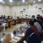 Dewan Gelar Rapat Badan Musyawarah terkait perubahan jadwal pada bulan April tahun 2022, di ruang rapat kantor DPRD Luwu Timur, Desa puncak indah, Malili, Senin (18/4/22).