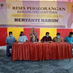 Reses Perseorangan Anggota DPRD kabupaten Luwu Timur, Heryanti Harun, Jum'at (22/04/22).