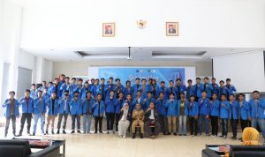 117 Mahasiswa Unismuh Makassar Benchmarking diterima di Gedung Wanita Simpurusiang Malili, Selasa (07/06/2022).