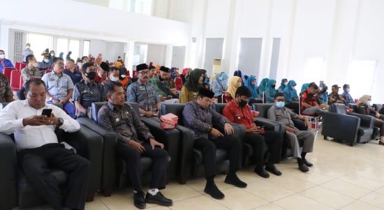 TP4GN Lutim Gelar Kegiatan Masyarakat Sehat Tanpa Narkoba Menuju Lutim Bersih Narkoba (Bersinar) di Gedung Wanita Simpursiang, Kamis (09/06/2022).