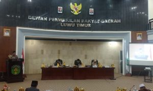 Rapat Paripurna Pendapat Akhir Fraksi-Fraksi Terhadap Rancangan Perda tentang pertanggungjawaban pelaksanaan APBD tahun 2021, Kamis (14/07/22).