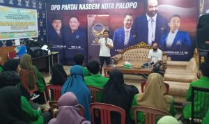 Mahasiswa IAIN Kunjungan Ke NasDem Palopo, Senin (18/07/22).