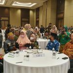 Bupati Luwu Timur, H. Budiman, menghadiri Pembukaan Pelantikan Rapat Kerja Nasional BPP KKLR yang dirangkaikan dengan Silaturahmi Nasional Wij To Luwu yang berlangsung di The Sultan Hotel, Jakarta Pusat, Sabtu (16/07/2022).