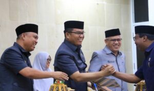 DPRD Kabupaten Luwu Timur kembali menggelar rapat paripurna dengan agenda Pemandangan Umum Fraksi Fraksi DPRD terhadap Ranperda tentang APBD Tahun Anggaran 2023, Selasa (25/10/2022).