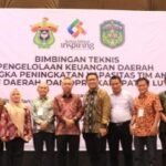 Anggota DPRD bersama Pemda Luwu Timur Mengikuti Bimtek Pengelolaan Keuangan, di Makassar, Sabtu (3/12/22).